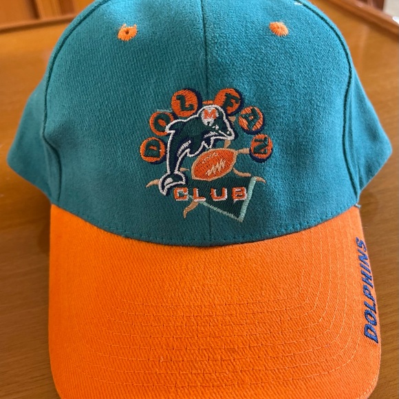 RARE VINTAGE MIAMI DOLPHINS DOL-FAN FAN CLUB HAT (Late 90’s to early2000’s) - Picture 2 of 6